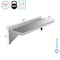 Amgood 10 in. x 30 in. Stainless Steel Wall Shelf AMG WS-1030 - alternate 8